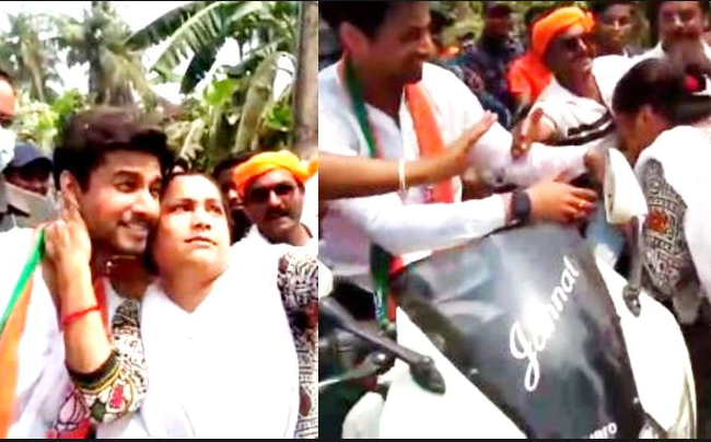 ইয়াশের গলা ধরেই চুমু খেলেন এই মহিলা! ভিডিও ভাইরাল।