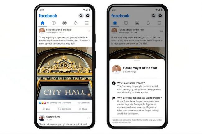 ভুয়া ও বানোয়াট খবর বন্ধে ফেইসবুক আনছে 'পেজ লেবেল'