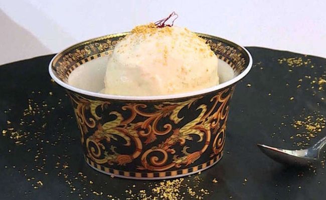 স্বর্ণের আইসক্রিম, দাম মাত্র ৬০ হাজার টাকা!