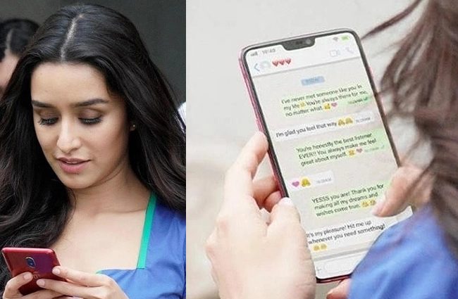 গোপন হোয়াটসঅ্যাপ চ্যাটিং ফাঁস শ্রদ্ধার!