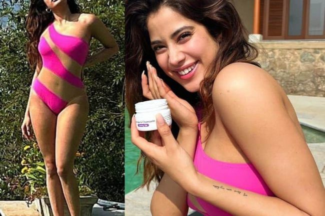 সুইমিং স্যুটে বোল্ড জাহ্নবী, জানেন এর দাম কত