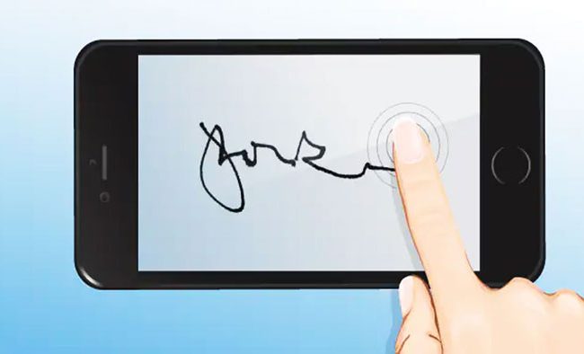 স্মার্টফোনে প্রয়োজনীয় কাগজপত্র স্বাক্ষর করবেন যেভাবে